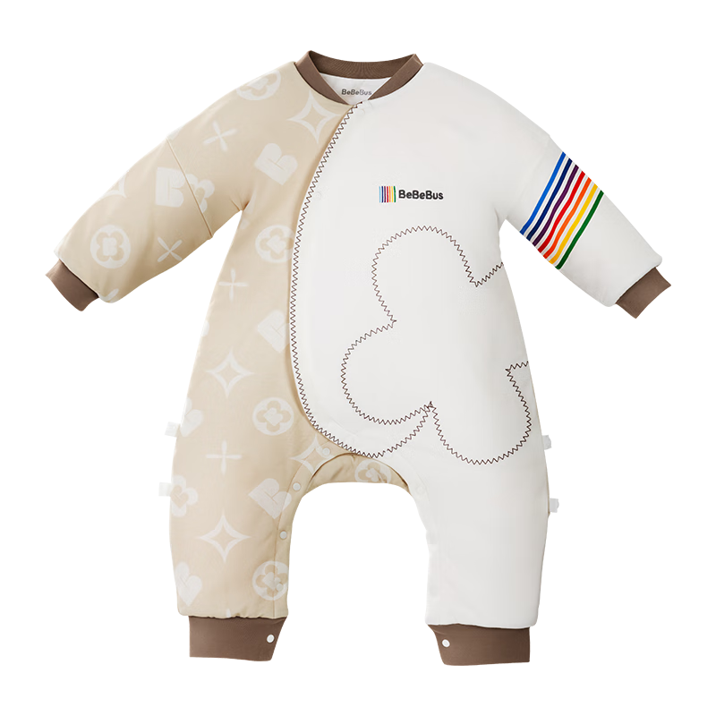 bebebus婴儿睡袋春秋冬恒温儿童睡衣四季通用暖宝宝pro分腿防踢被寒冬L码