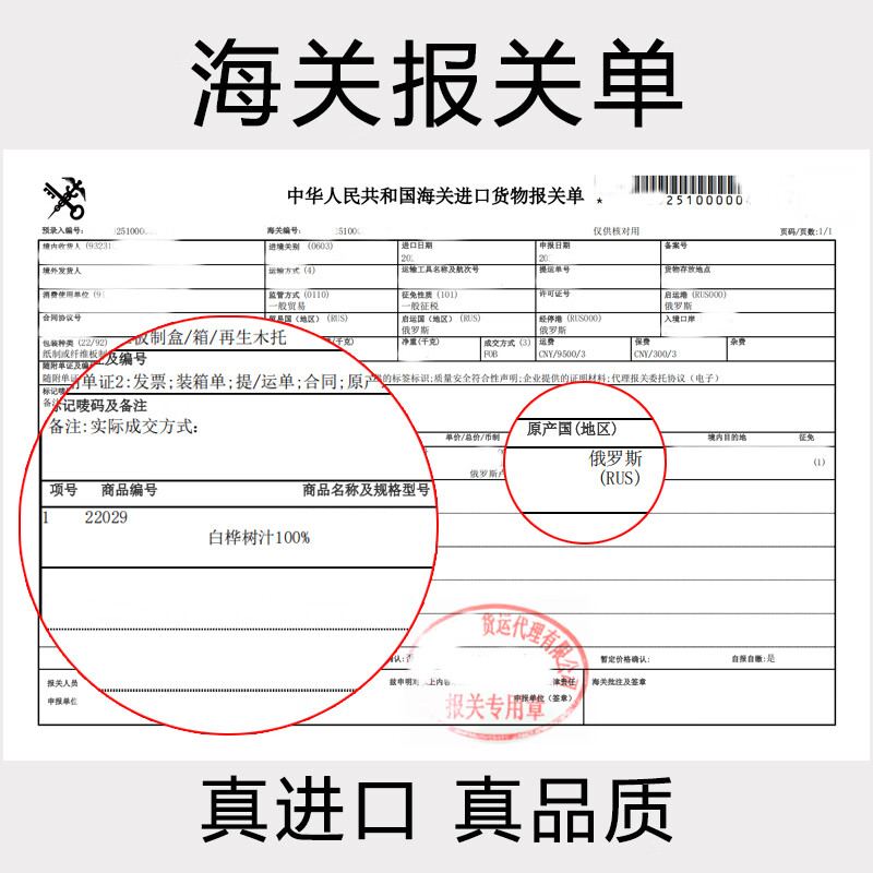 FONDHEAL白桦树汁原浆液100%俄罗斯进口原料非长白山NFC饮料水果椰汁饮品 280mL/瓶x9瓶/箱 到手2箱 无规格