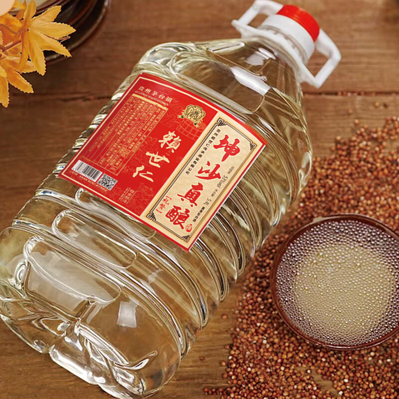 赖世仁贵州酱香型白酒足10斤桶装高粱酒泡药酒果酒粮食酒送礼酒53度酱酒 53度 5.4L 1桶 礼赞5.4升【坤沙真酿】