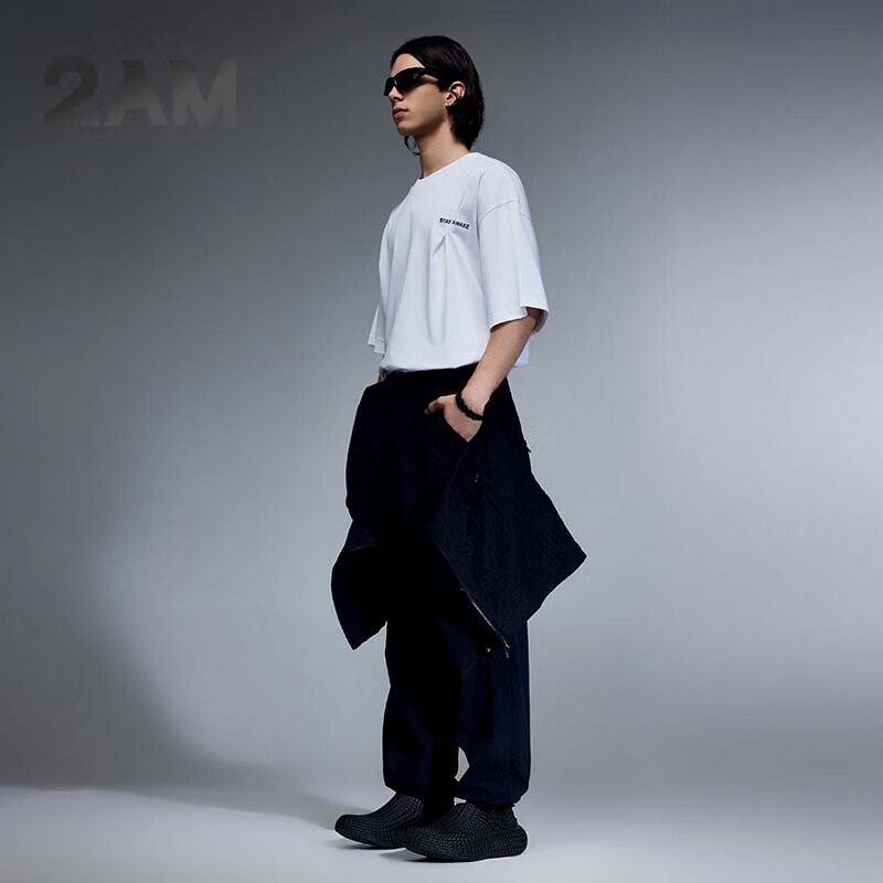 2AM· Rocker4D打印一体成型休闲鞋百搭时尚潮流男鞋春夏季3d打印鞋 石墨黑 38