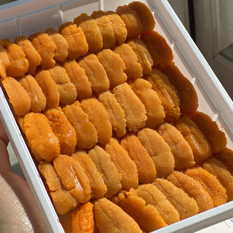 新鲜海胆肉现剥大连马粪海胆鲜活冷冻海胆非刺身海胆黄 马粪海胆肉100g*2盒