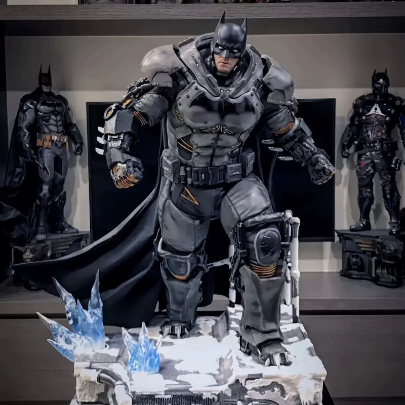 BILLY RICE黎明热能装甲蝙蝠侠手办超大号战衣重盔甲双头雕像模型盒装 热能装甲蝙蝠侠 产品高度:48cm