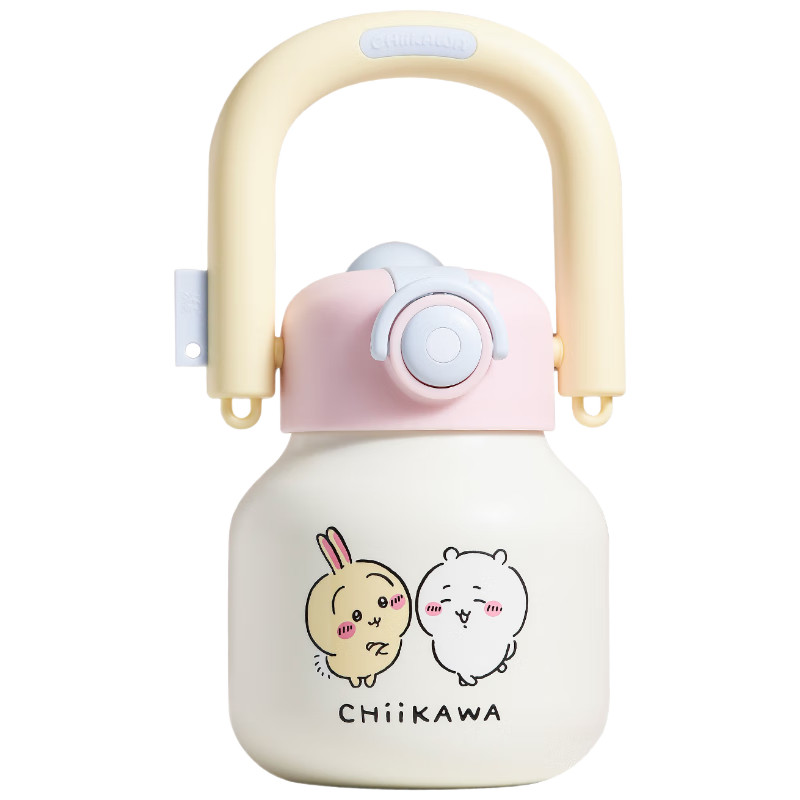曙曦 Chiikawa双饮拎拎壶 316L不锈钢保温水杯 750ml 食品级 79元(需领券、需凑单)
