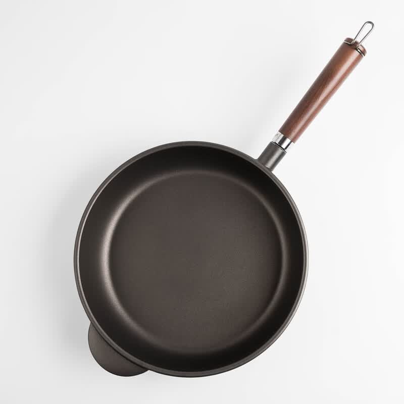 新升级无烟锅不粘锅 平底不粘锅深煎炒锅两用朱利安系列家用无油烟