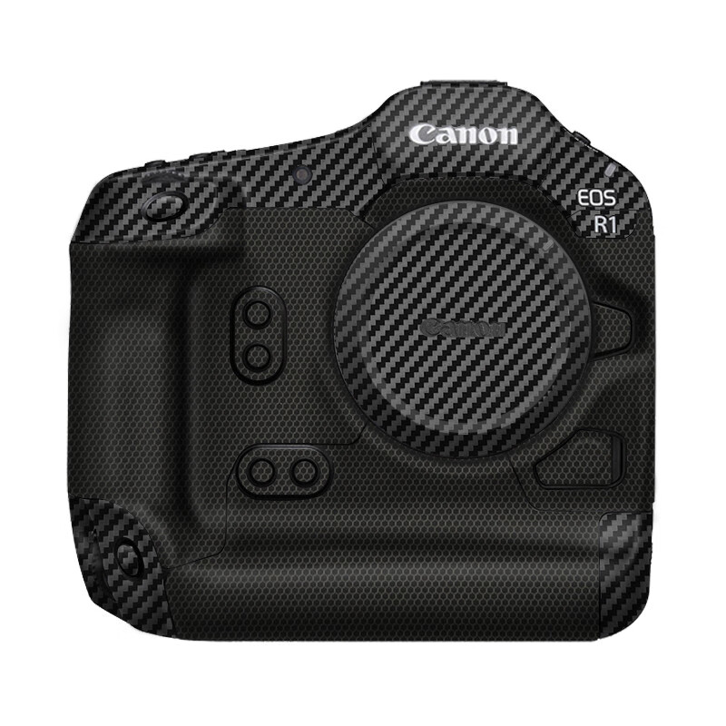 美本堂适用于于EOSR1相机防撞条膜Canon贴纸包膜全包3M 碳纤维黑