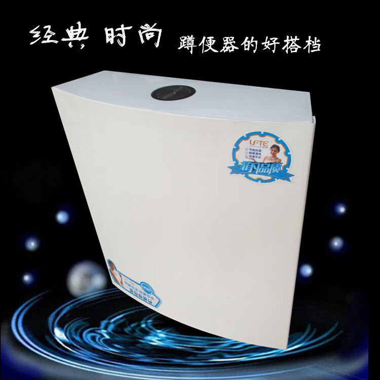 萊菲特（lfte）萊菲特蹲便器沖水箱廁所蹲坑衛(wèi)生間家用掛墻式公廁便池節(jié)能高水箱 萊菲特蹲便器沖水箱廁所蹲