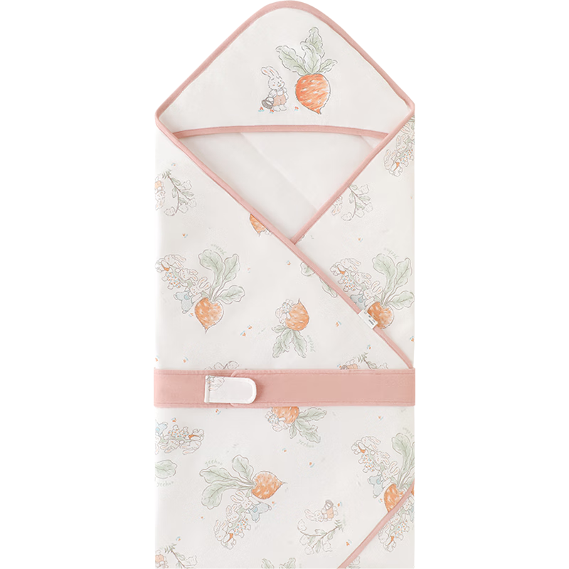 英氏(YEEHOO)嬰兒包被四季產房襁褓包單新生兒防驚跳包巾 山野90*90cm