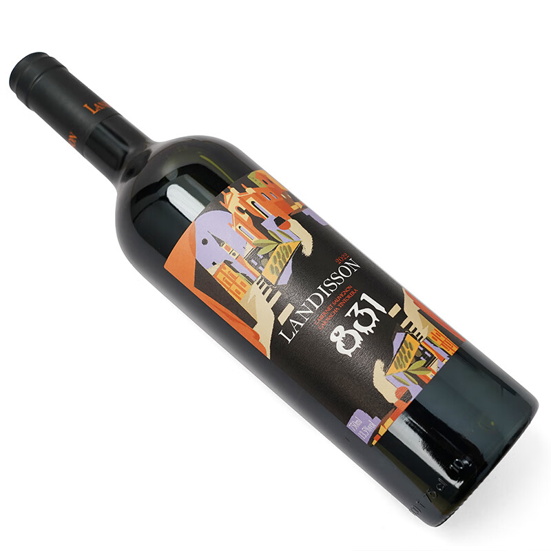 LANGDI进口红酒  干红葡萄酒750ml 勆迪精选831干红葡萄酒双支智利进口