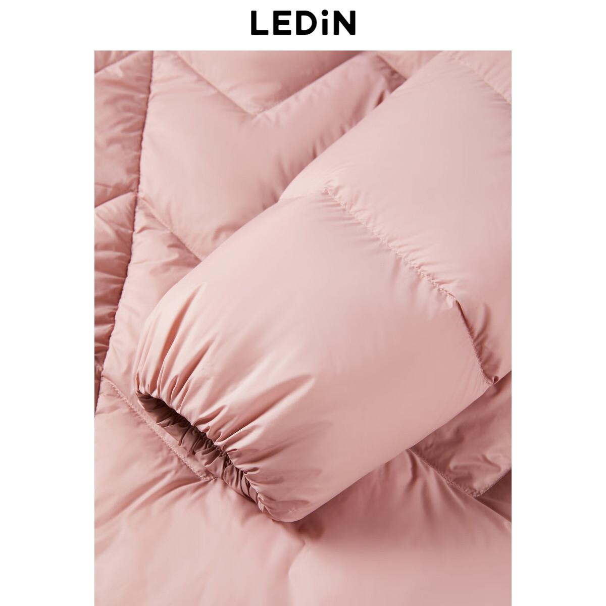 乐町羽绒服外套C2ACE4317 粉色5 S