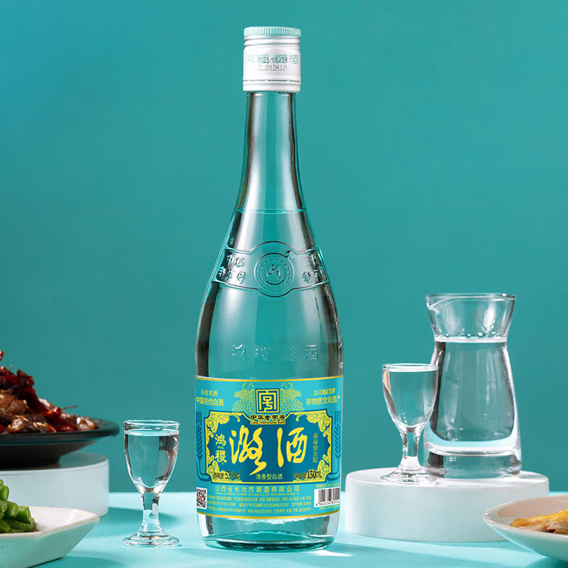 潞酒中华老字号清香型优级 过节送长辈宴会高粱粮食白酒整箱 小精酿 42度 150mL 12瓶 [小精酿]