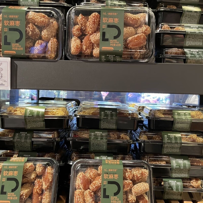 胖东来【胖东来代购】DL德丽可思三刀软麻枣桃酥老式传统糕点 胖东来软麻枣420g*1盒