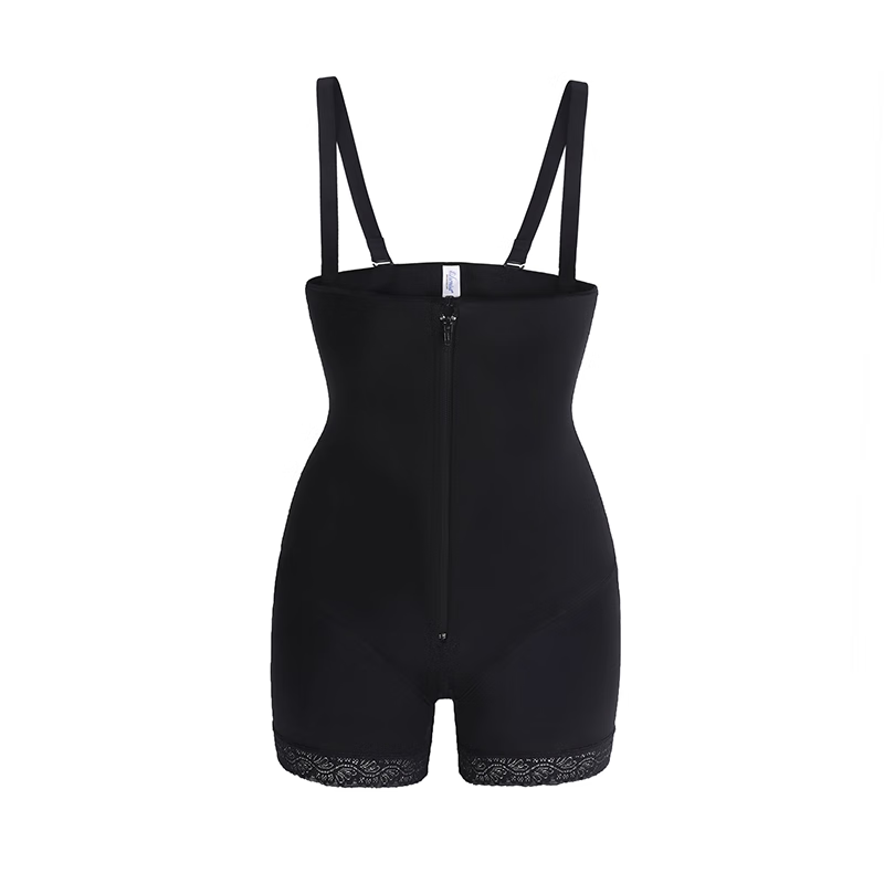 Leonisa塑身连体衣开档无袖收腹束腰提臀塑形美体衣女 黑色 M