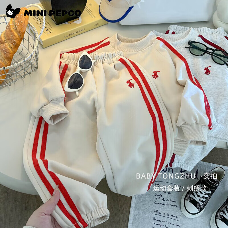 С�����ɶ�ͯ������װ���＾���䳤����Ůͯ���������д�ͯ�˶�������ͯװ T05������װ��ɫ 130 cm