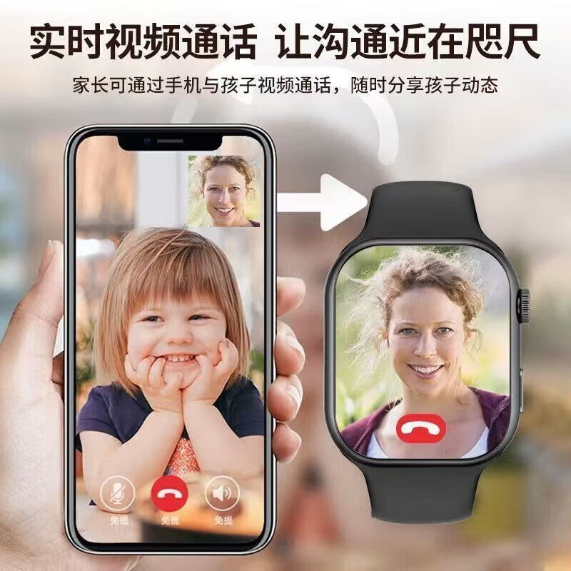 小天才神童【厂牌】全网通儿童电话手表视频通话拍照支付防水长待机中小学生手表 蓝-5G全网通视频通话/定位/支付/学习