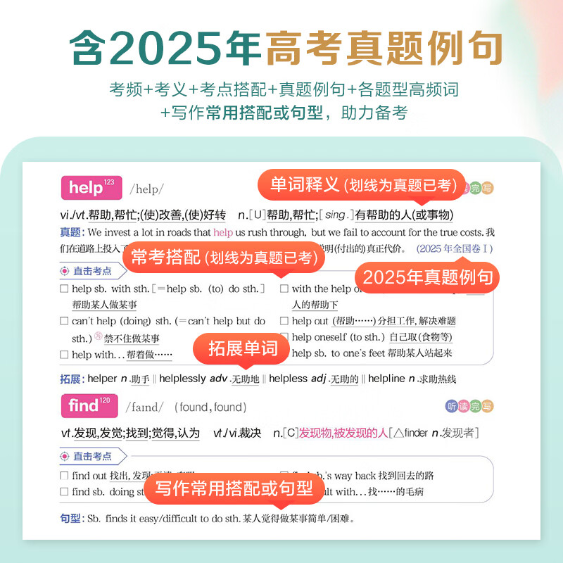 星火英语高中英语词汇3500高考英语词汇单词书乱序版2026新高考英语词汇必背3500词课标大纲随身速记词典高一二三教辅资料记背高频词 高中英语词汇乱序版【赠学练测小程序+词汇练习册】