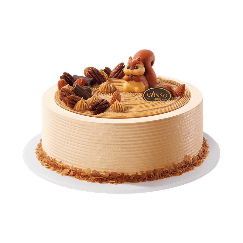 元祖【鮮奶蛋糕】生日蛋糕同城當天配送2小時(shí)新鮮動(dòng)物奶油兒童蛋糕 【秋季新品】掌聲鼓栗·鮮奶蛋糕·8號