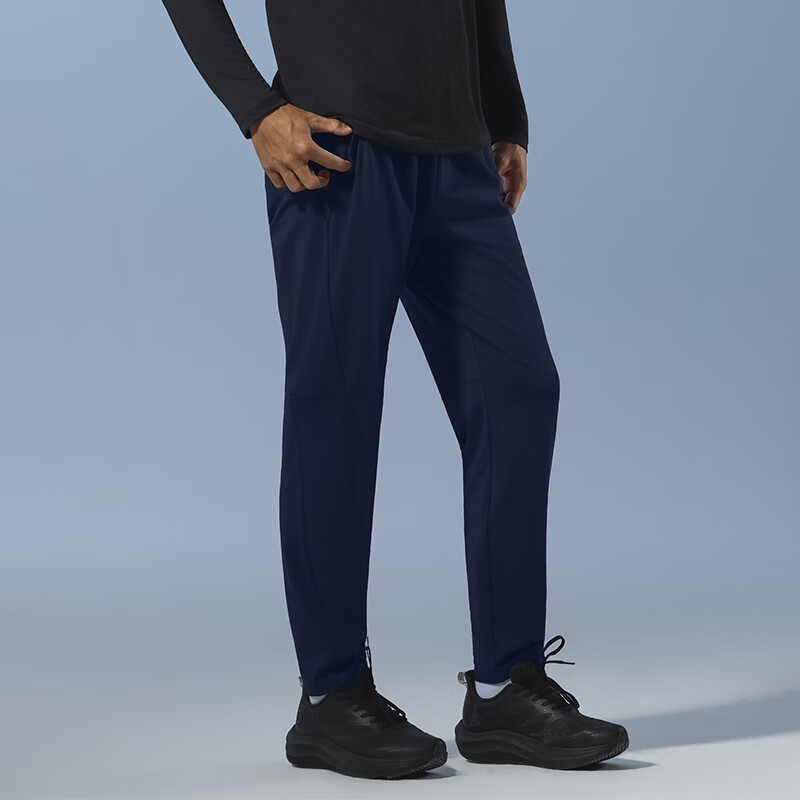 马孔多（macondo）原创单品｜跑步长裤9代后兜防汗手机仓吸湿速干运动裤25新款秋款 夜海蓝 男款加绒 XL