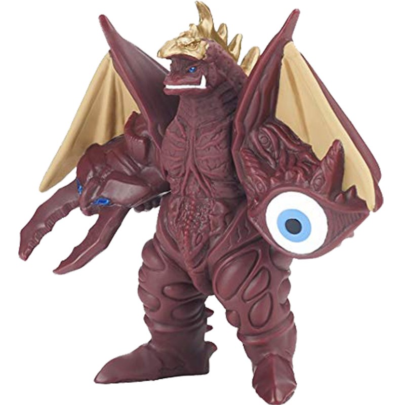 万代(bandai) 罗布奥特曼怪兽500系列 软胶儿童玩具 14cm 102 五帝王