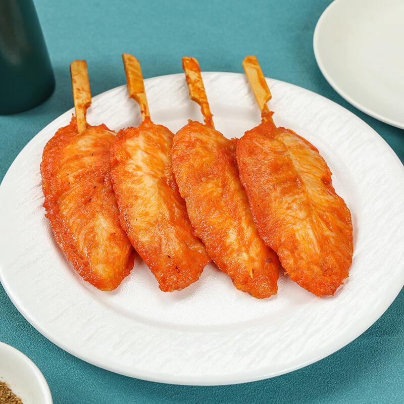 泽众(zezon)川香鸡柳烧烤肉串鸡肉串半成品鸡胸肉空气炸锅食品 清真川香鸡柳960g