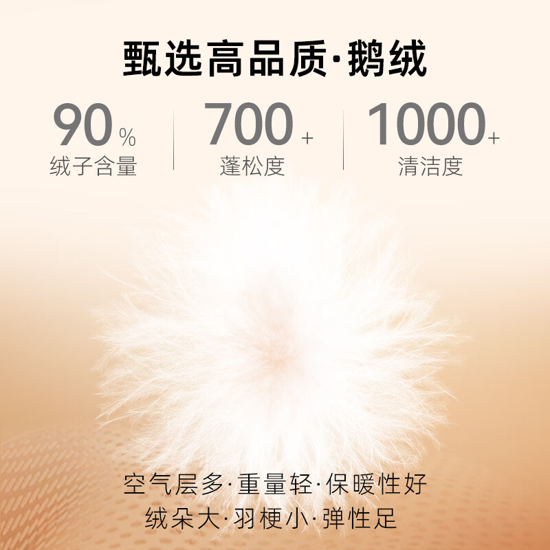 千仞岗【鹅绒】冬季新款羽绒服男士短款外套保暖黑金奢华百搭防寒服 魔力黑 XL