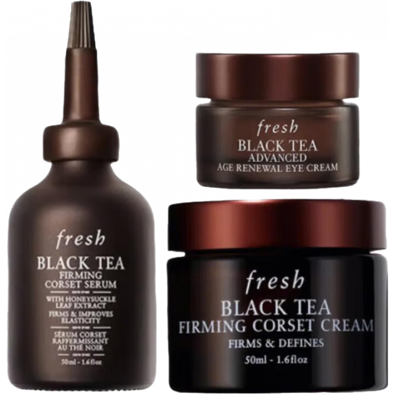 馥蕾詩(shī)(Fresh)紅茶緊致提拉睡眠面膜/蓮花青春面膜熬夜應急保濕舒緩 紅茶塑顏 精華50+面霜50+眼霜15