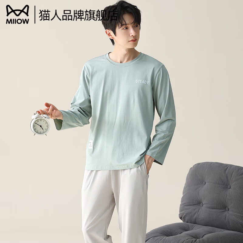 ���ڲ�����è��˯����ʿ���䳤�㱡��2025�¿��������������⴩�Ҿӷ���װ �������׷� �ļ��ɴ�����ɫ�� XL ������120-140� 89Ԫ