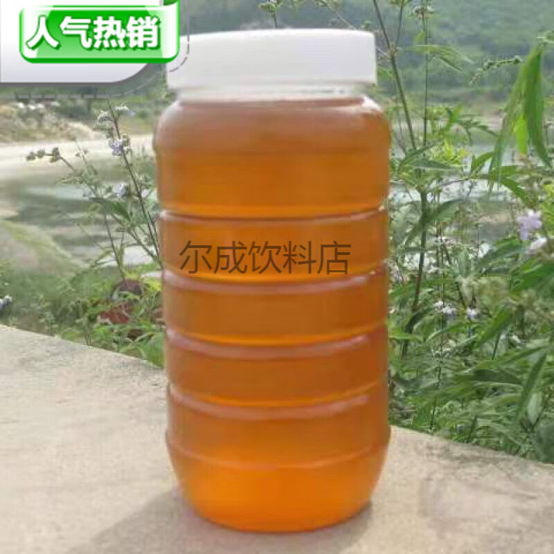 寄漪深山百花蜜土蜂蜜正枣花蜜泡水喝洋槐蜜泡水喝纯农家自产自销 百花蜜 一斤+