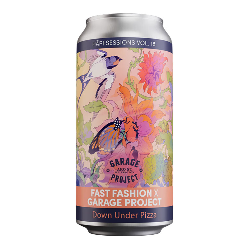 车库计划新西兰进口精酿帝国IPA啤酒绿颊鹦鹉日出山谷双倍浑浊精酿啤酒 澳新披萨 440mL 1罐 双倍浑浊IPA