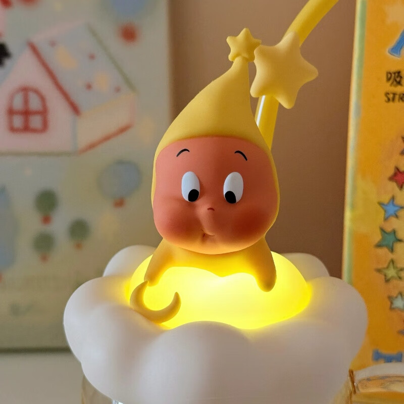 星星人泡泡MA RT二代来自星星的礼物系列手办盲盒摆件 我们都是星星人吸管杯