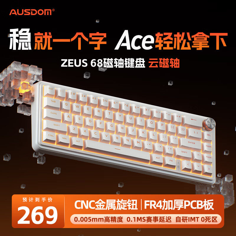 ��˹�ܣ�AUSDOM��Zeus68�������RT�羺��Ϸ���ƻ�������ҳ��������ť������η��Լ�������Ace68��-��˹68�ƴ��� 224.1Ԫ