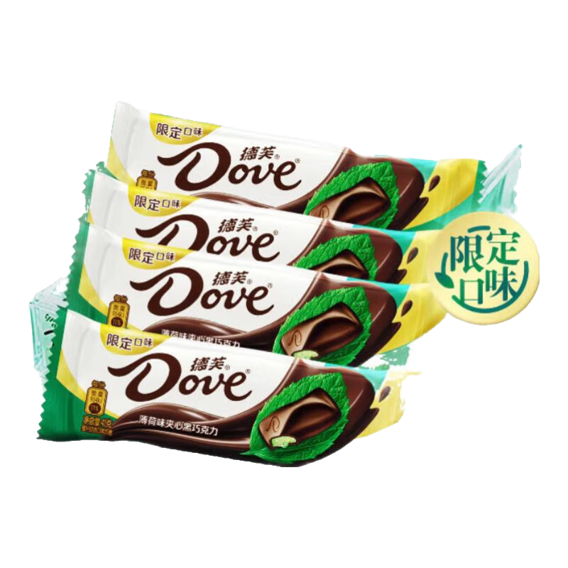 ��ܽ��Dove������ζ ���ĺ��ɿ��� ��װ41g*4�� ������ʳ �ǹ� �������� ���� ��ܽ����41g���ɿ���*4�� 18.88Ԫ