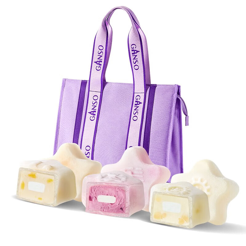 元祖快递版星空冰淇淋中秋月饼礼盒水晶Q冰皮优格雪装包含运 装，包含运