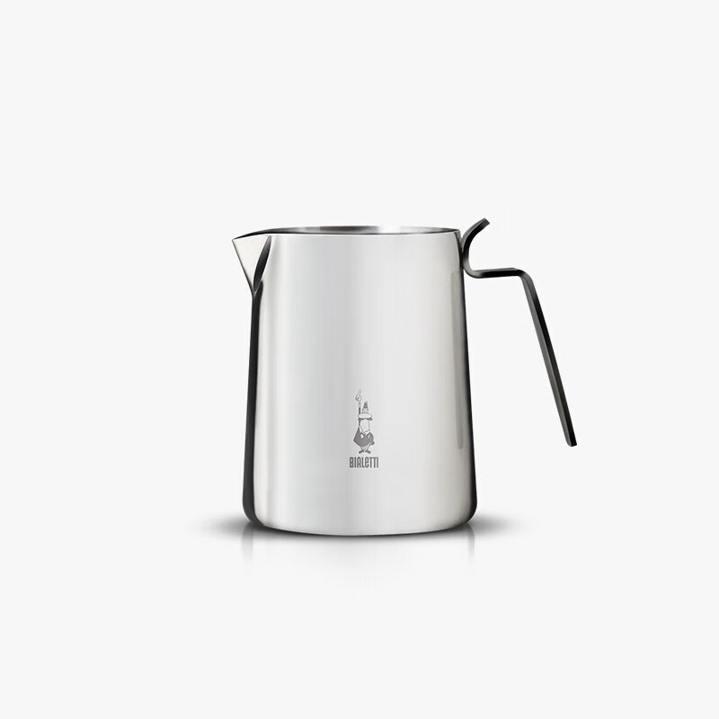 比樂(lè )蒂（Bialetti）拉花缸加厚不銹鋼咖啡拉花杯 原色亮光--尖嘴-經(jīng)典款 300ml
