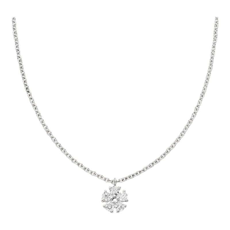 蕭邦（Chopard）女士可調節白金鉆石項鏈克拉實(shí)驗室培育鉆石 WHITE GOLD ONE SIZE