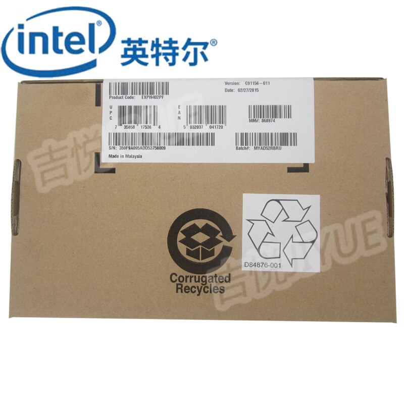 英特尔（Intel） PRO1000PF光纤网卡EXPI9402PF千兆双口PCI-E光口多模原装 EXPI9402PF
