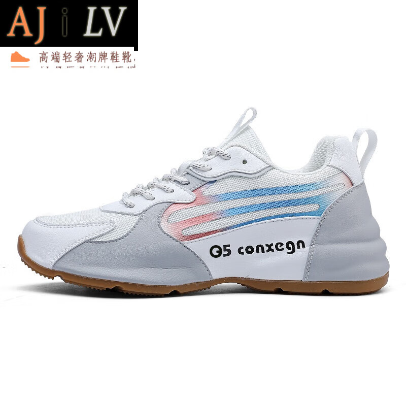 aj i lv轻奢国际品牌男鞋2022新款时尚包底鞋网布透气潮鞋夏季橡胶