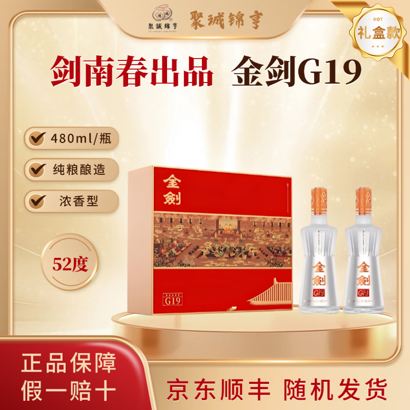 剑南春核心单品金剑G19 480ML*2