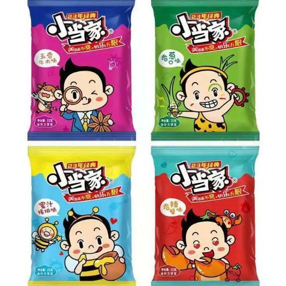 统一小当家干脆面小浣熊多口味老款点心批发干吃混装怀旧即食 10包 香辣蟹味