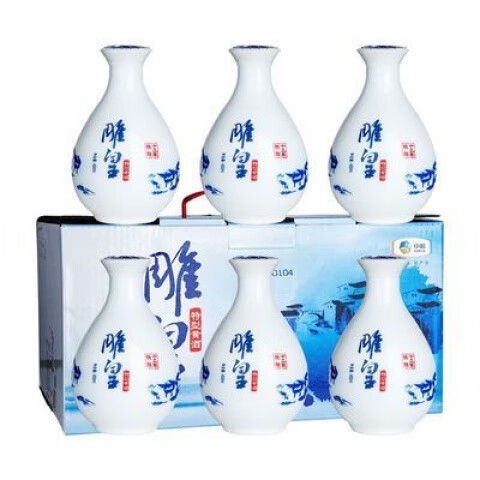 孔乙己紹興黃酒雕皇十二年陳釀12度450mL*6瓶整箱特型半干花雕酒 450mL 6瓶