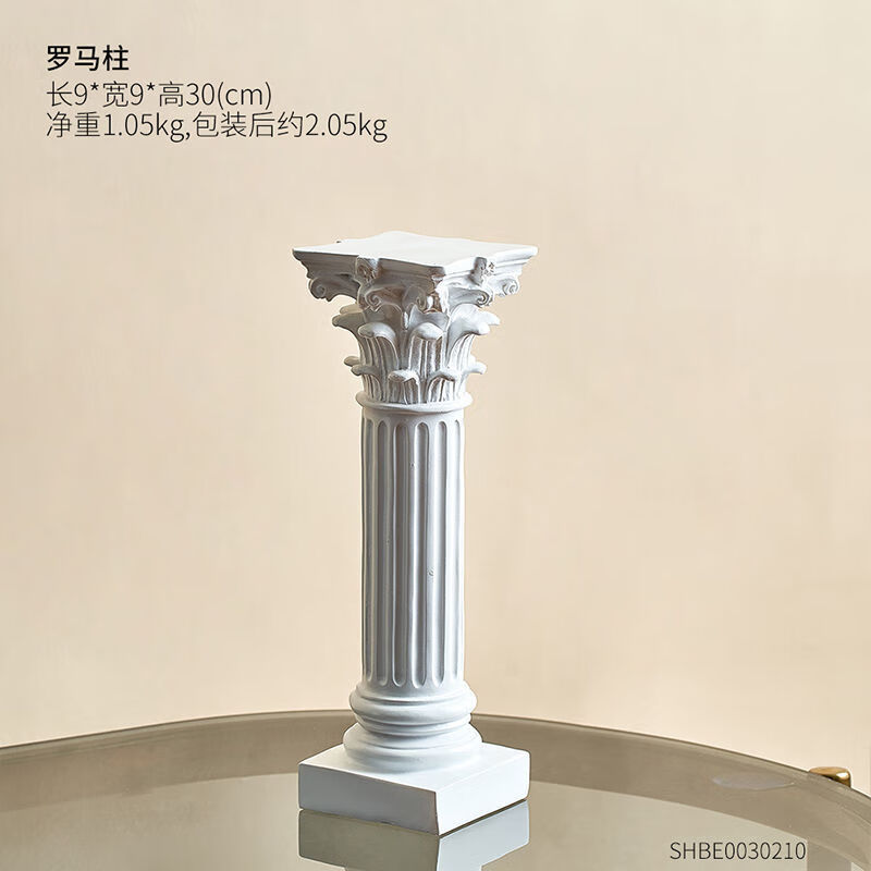新古典罗马建筑模型摆件简约客厅电视柜酒柜玄关书房装饰品 罗马柱 摆件