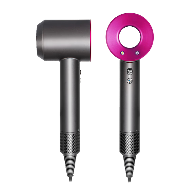 【国家3C认证丨10秒速干】顶配全功能森系电吹风机华强北高速无叶风筒家用静音大功率负离子护发 经典玫红色-45亿水润负离子护发丨两件套 新款顶配-森系全功能【双磁吸+护发速干】