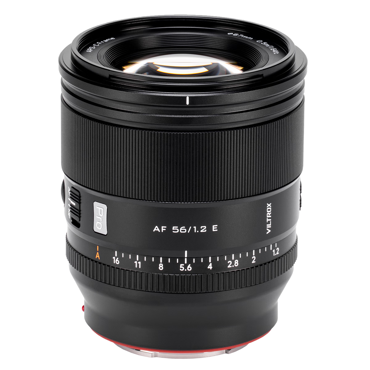 唯卓仕56mm F1.2 Pro系列大光圈自動(dòng)對焦人像攝影標準定焦鏡頭適用于E卡口X卡口A(yíng)PS-C半畫(huà)幅微單相機鏡頭 AF 56mm F1.2 Pro E（索尼口） 官方標配+唯卓仕Pro系列UV鏡（67mm）