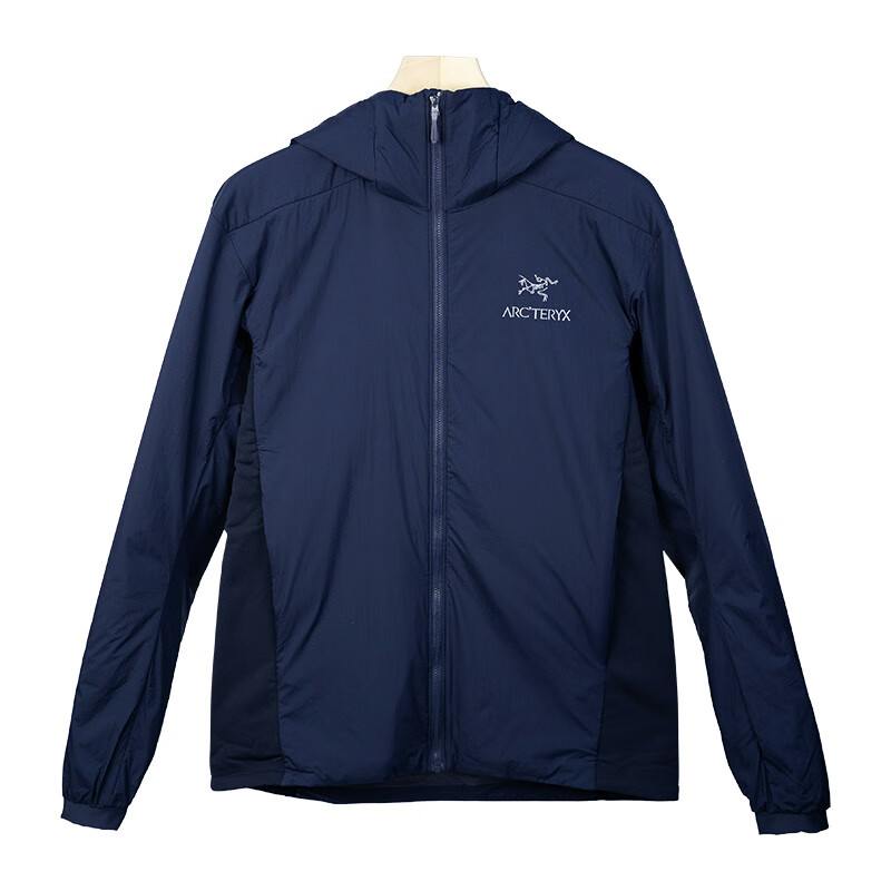 始祖鸟（ARC'TERYX）ARCTERYX始祖鸟Atom lt hoody男士连帽保暖轻量棉服棉衣男7487 Black Sapphire/蓝黑色X7487 2XL