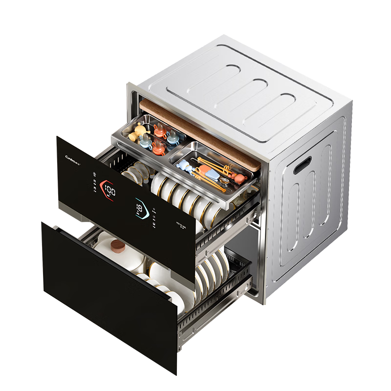 康寶(Canbo)極智304不銹鋼消毒柜嵌入式家用碗筷餐具大容量熱風(fēng)巨量消毒碗柜【國家補(bǔ)貼】XDZ130-HM5