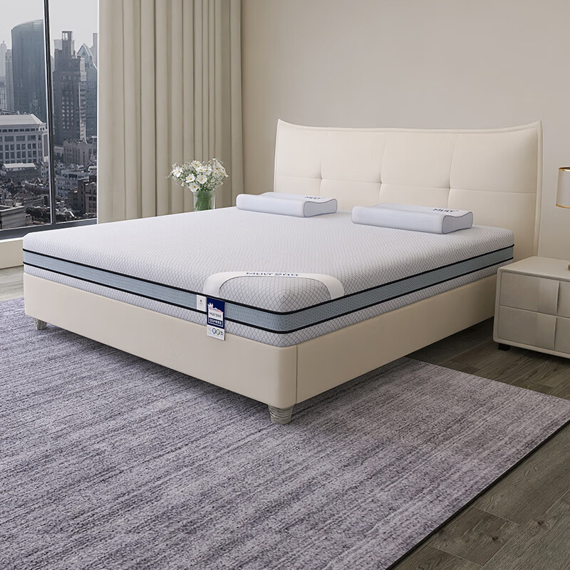 梦百合（MLILY）记忆棉床垫家用卧室零压弹簧席梦思软硬两用0压护脊 朗怡 【店铺】朗怡21cm. 1200mm*2000mm