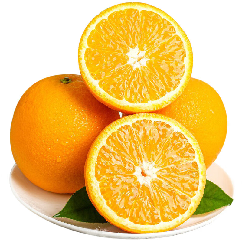 果农侠湖北秭归新鲜脐橙水果汁多皮薄高山橙子现摘现发 85mm以上 净重9斤