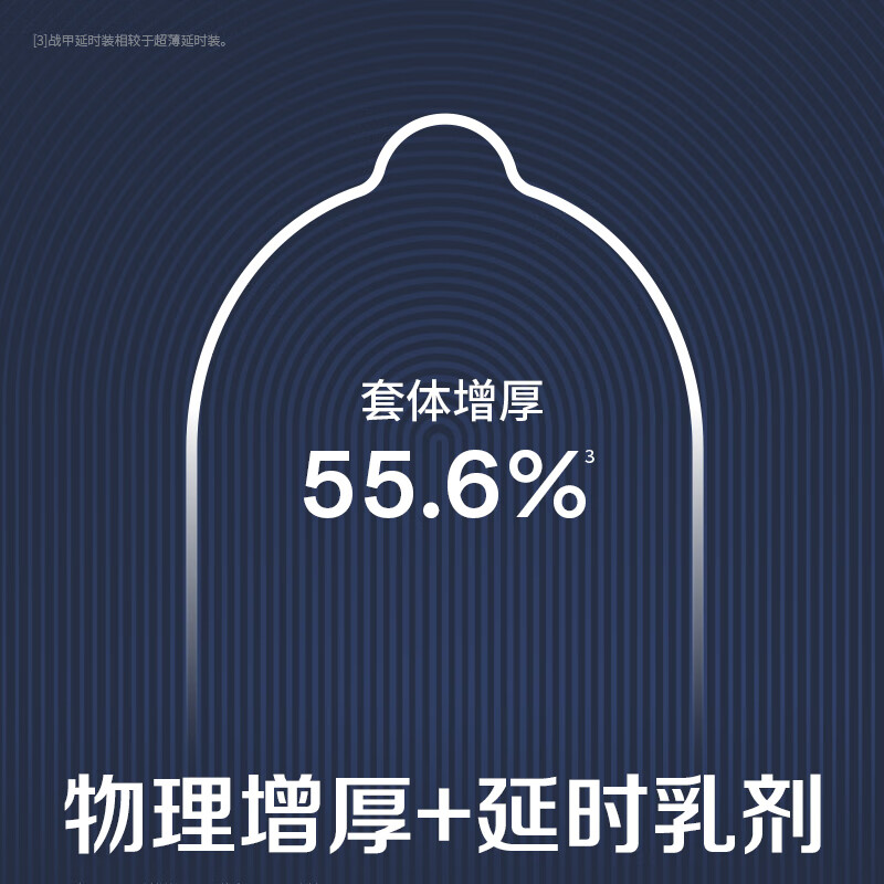 杜蕾斯战甲持久延时三合一避孕套男专用持久防早泄敏感套0.01超薄安全套 战甲延时12只【98%选择】三种持久专攻男早射