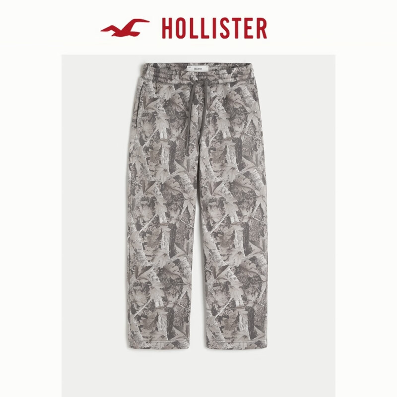 HOLLISTER 25�ﶬbaggy�籣ůץ���Բ�ӡ��������װ334-5085 ǳ��ɫ�Բ� 127.8Ԫ���ʣ�����ȯ��