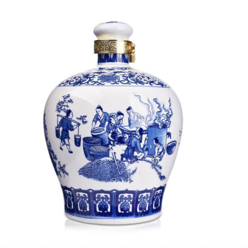 扳倒井白酒 60度井窖原浆纯粮食酿造浓香型 大容量坛装送礼自饮收藏白酒 60度 5L 1坛 （搭配原箱）