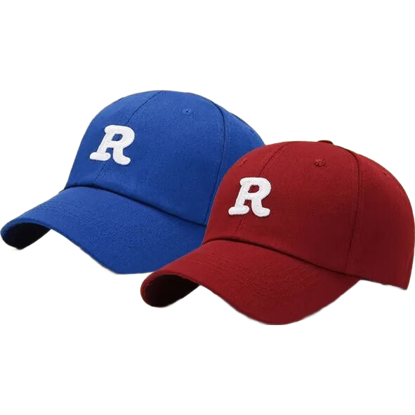 【热巴同款】加大棒球帽帽子男女大头围显脸小春夏字母百搭棒球帽 刺绣款-黑色【1顶】